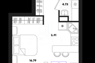 Студия, 37,24 м², 11/22 эт.